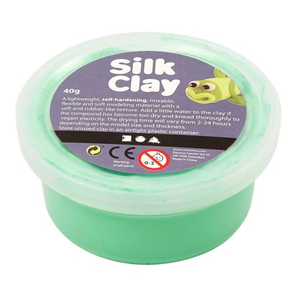 Silk Clay - Lys Grn - 40 g