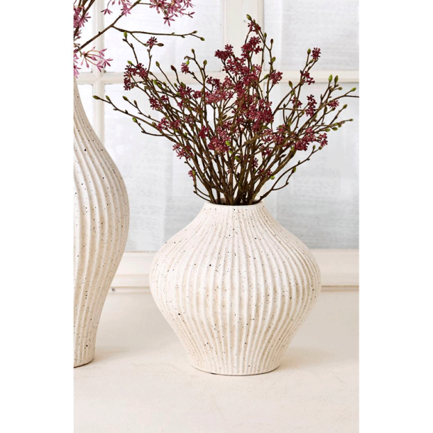 Silkeblomst - Gren med blomster - 56 cm