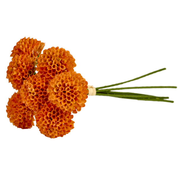 Silkeblomst - Dahlia - Orange - 27 cm