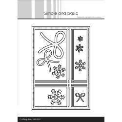 Simple and Basic - Die -  A6 Cover w/Stripes - Gave -