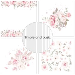 Simple and Basic - Blok 12'' -  Silent Rose