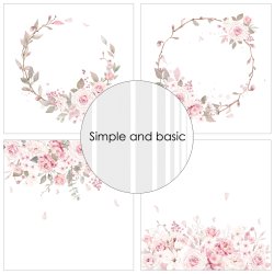 Simple and Basic - Blok 6'' - Silent Rose