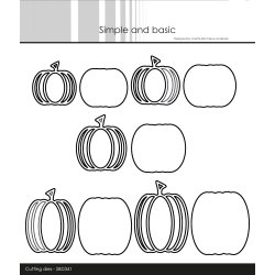 Simple and Basic - Die - Pumpkins - Gr�skar