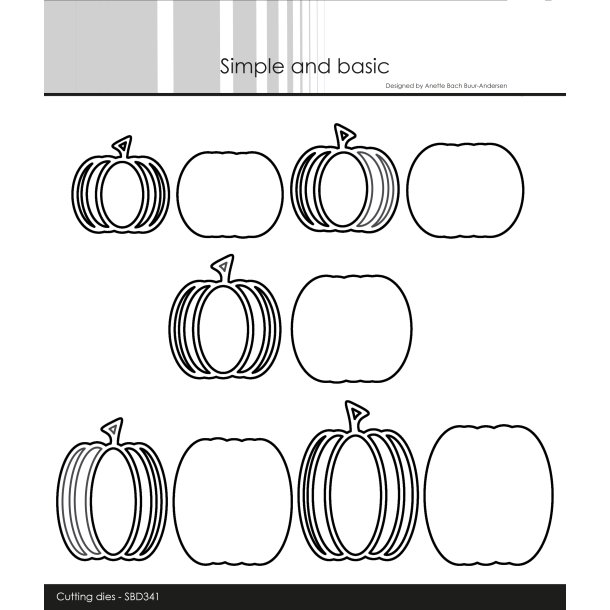 Simple and Basic - Die - Pumpkins - Gr�skar