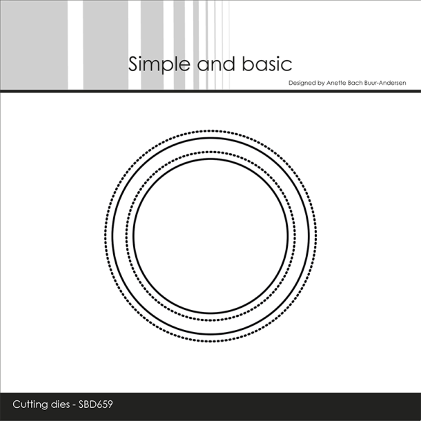 Simple and Basic - Die -  Runde vinduer med hullet kant