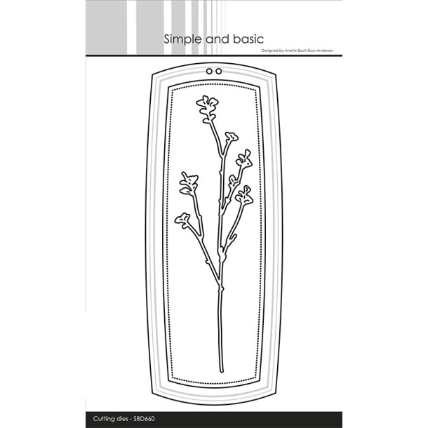 Simple and Basic - Die - Mega tag med elegante kanter