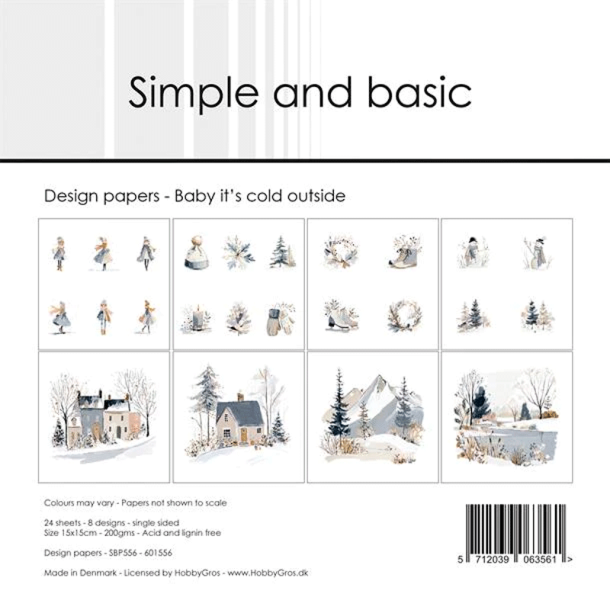 Simple and Basic - Blok 6" - Baby it's cold outside