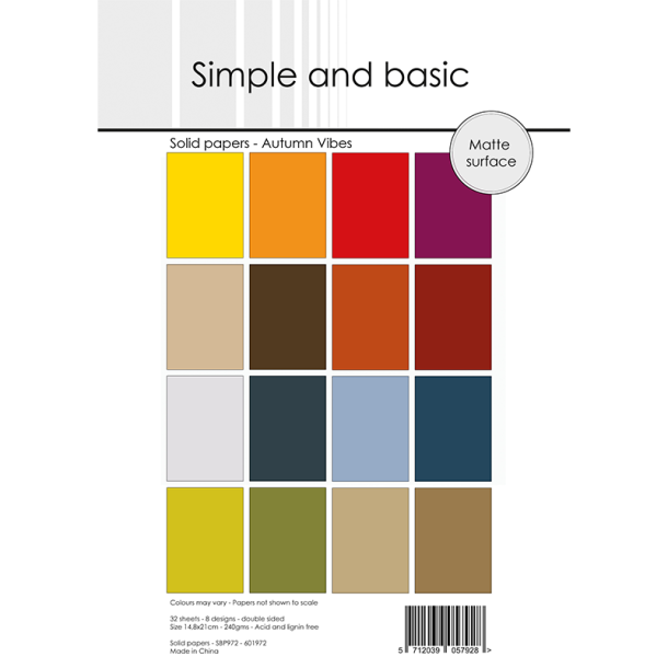 Simple and Basic - Blok A5 - Autumn Vibes / Efterrsflelse