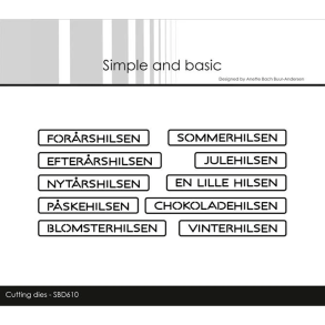 Simple and Basic - Die - Tekster - Hilsen