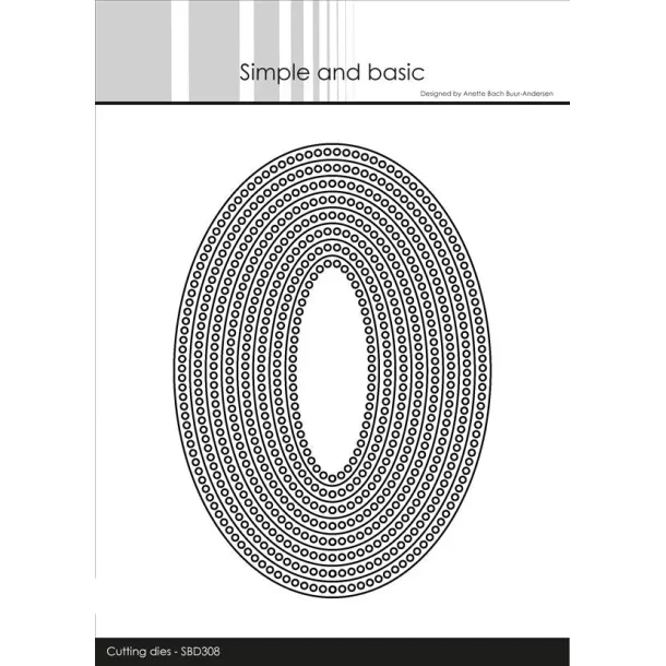 Simple and Basic - Die - Circle Edges - Oval