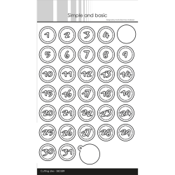 Simple and Basic - Die - Cirkler med tal
