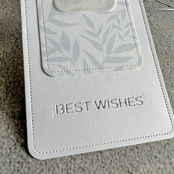 Simple and Basic - Die - Cut Words - Congrats