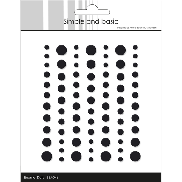 Simple And Basic - Enamel Dots - Sort