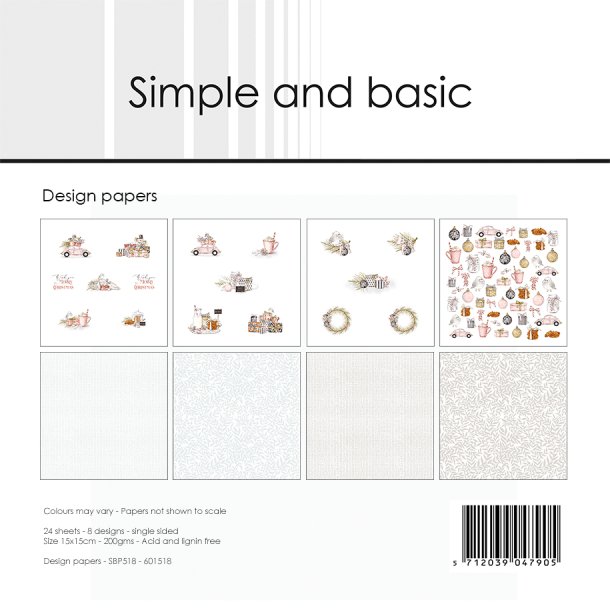 Simple and Basic - Blok 6" - Cozy Christmas