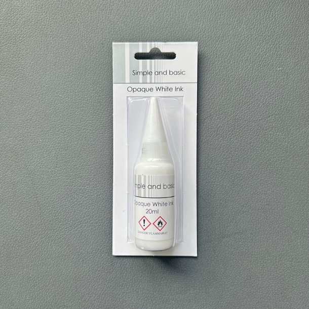 Simple and basic - Opaque White Ink