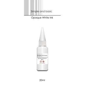 Simple and basic - Opaque White Ink