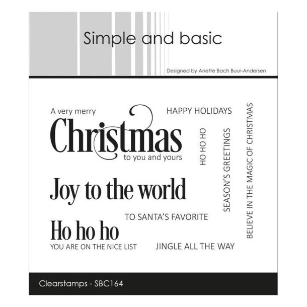 Simple and basic - Stempel - Merry Christmas