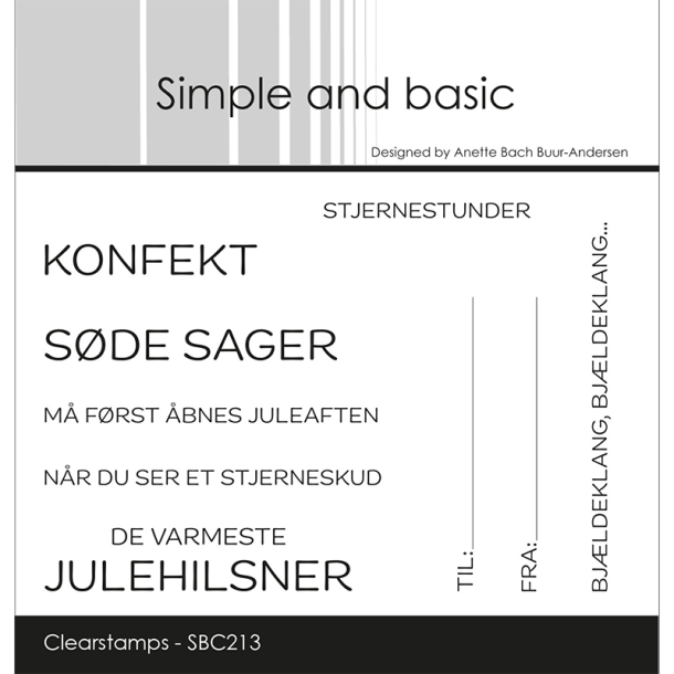Simple and basic - Stempel - Sde sager