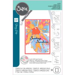 Sizzix - Stencil - Cosmopolitan Floral