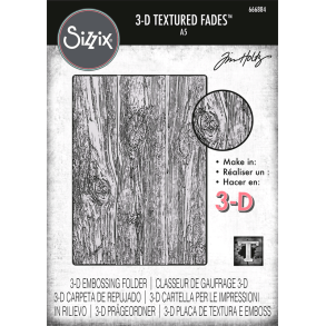 Tim Holtz - 3D Embossingfolder - Vault - Lumber Large / Stort tmmer