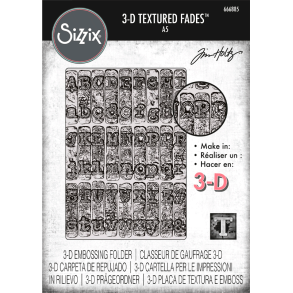 Tim Holtz - 3D Embossingfolder - Vault - Typewriter Large / Stor skrivemaskine