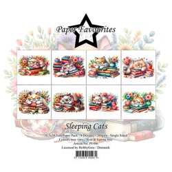 Paper Favourites - Blok 12" - Sovende Katte