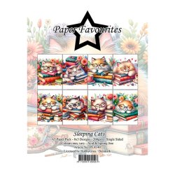 Paper Favourites - Blok A5 - Sovende Katte