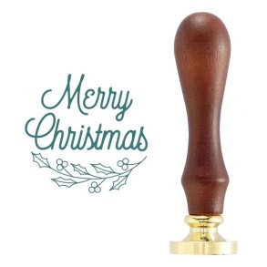 Sealed by Spellbinders - Wax Seal Stamp - Merry Christmas