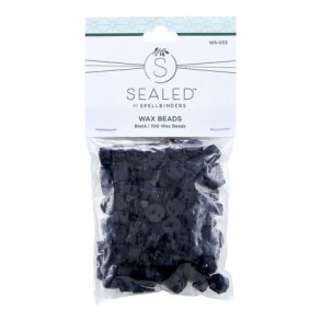 Spellbinders - Black - Wax Beads - (100pcs)