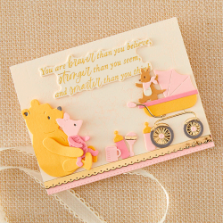 Spellbinders - Die - Say Cheese - Classic Pooh - Baby Accessories / Babytilbeh�r