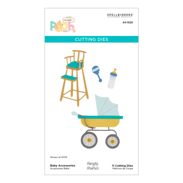 Spellbinders - Die - Say Cheese - Classic Pooh - Baby Accessories / Babytilbeh�r