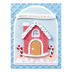Spellbinders - Die - Candy Christmas - Gingerbread House / Honningkagehus
