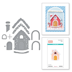 Spellbinders - Die - Candy Christmas - Gingerbread House / Honningkagehus