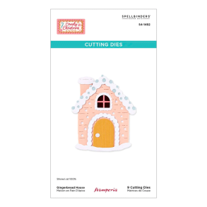 Spellbinders - Die - Candy Christmas - Gingerbread House / Honningkagehus