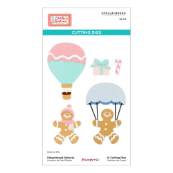 Spellbinders - Die - Candy Christmas - Gingerbread Delivery / Honningkagelevering