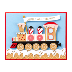Spellbinders - Die - Candy Christmas - Gingerbread Train / Honningkagetog