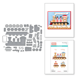 Spellbinders - Die - Candy Christmas - Gingerbread Train / Honningkagetog