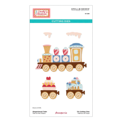 Spellbinders - Die - Candy Christmas - Gingerbread Train / Honningkagetog