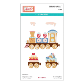 Spellbinders - Die - Candy Christmas - Gingerbread Train / Honningkagetog