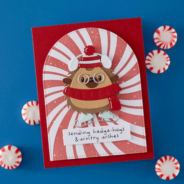 Spellbinders - Die & Stempel - Hedge-hugs / Pindsvine kram 