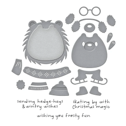 Spellbinders - Die & Stempel - Hedge-hugs / Pindsvine kram 