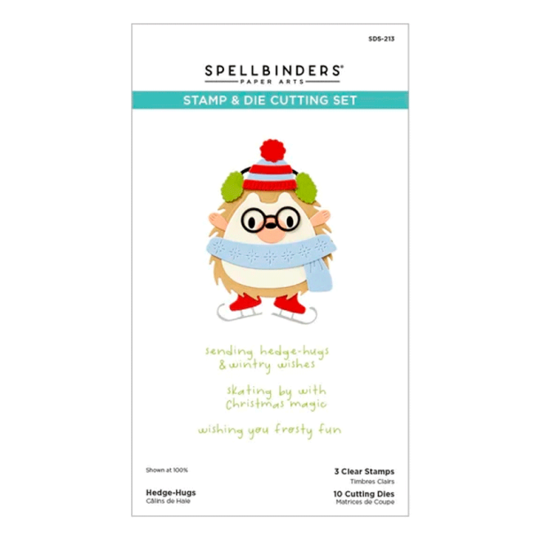 Spellbinders - Die &amp; Stempel - Hedge-hugs / Pindsvine kram 