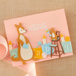 Spellbinders - Die - Say Cheese - Classic Pooh - Kanga & Roo / K�ngu og K�ngubarnet