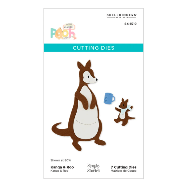 Spellbinders - Die - Say Cheese - Classic Pooh - Kanga & Roo / K�ngu og K�ngubarnet