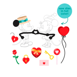 Spellbinders - Die - Classic Mouse - Love / K�rlighed tilbeh�r
