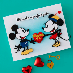Spellbinders - Die - Classic Mouse - Love / K�rlighed tilbeh�r