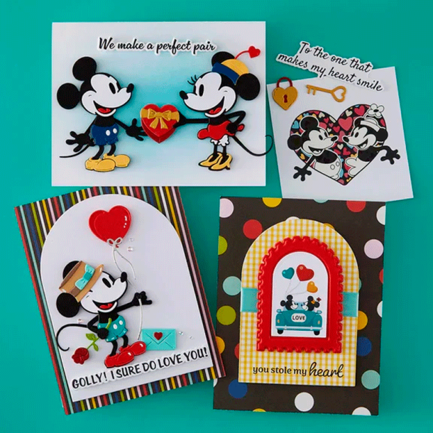Spellbinders - Die - Classic Mouse - Love / K�rlighed tilbeh�r