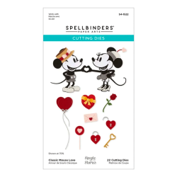 Spellbinders - Die - Classic Mouse - Love / K�rlighed tilbeh�r