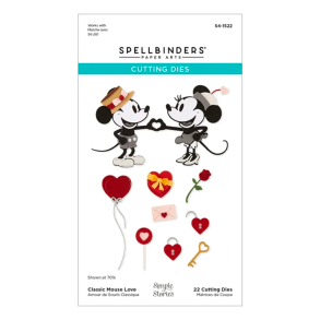 Spellbinders - Die - Classic Mouse - Love / K�rlighed tilbeh�r