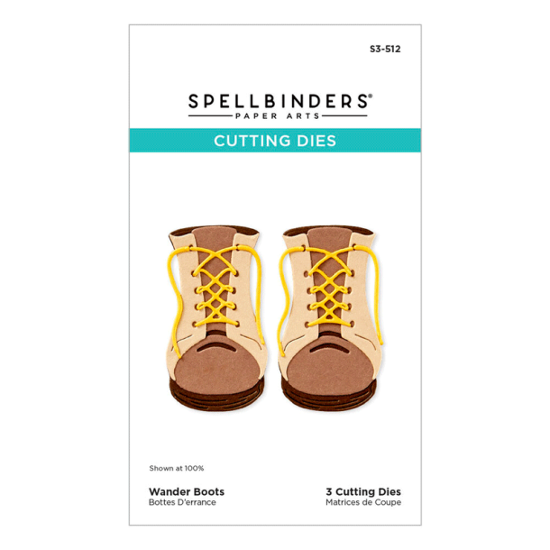Spellbinders - Die - Wander Boots Etched / Vandresko